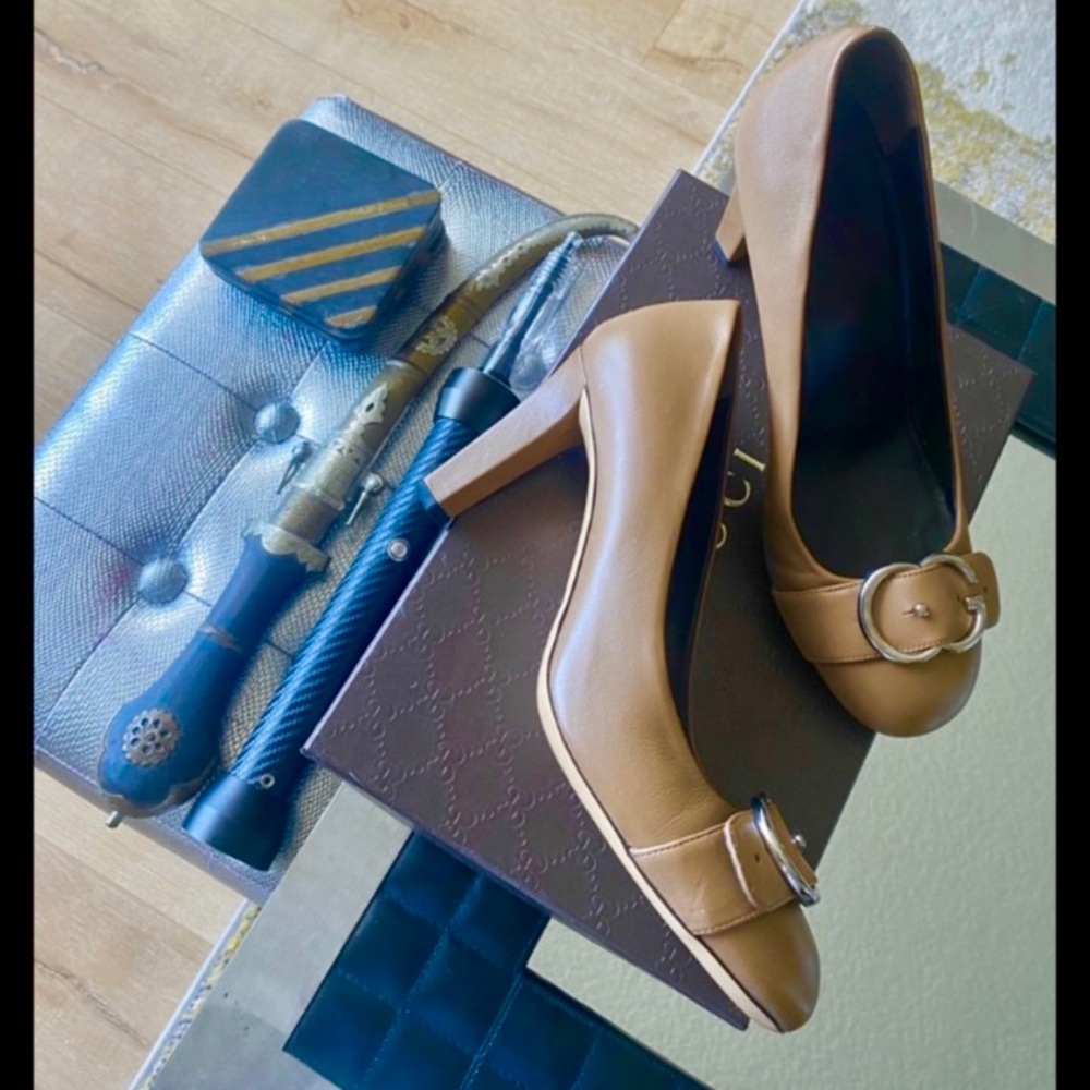 ♣️ GUCCI SACHALIN DET PUMP WITH BUCKLE ♠️ - Picture 1 of 8